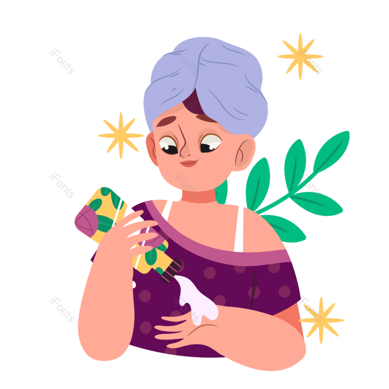 护理图片,女生元素,化妆品PNG,美妆免抠素材